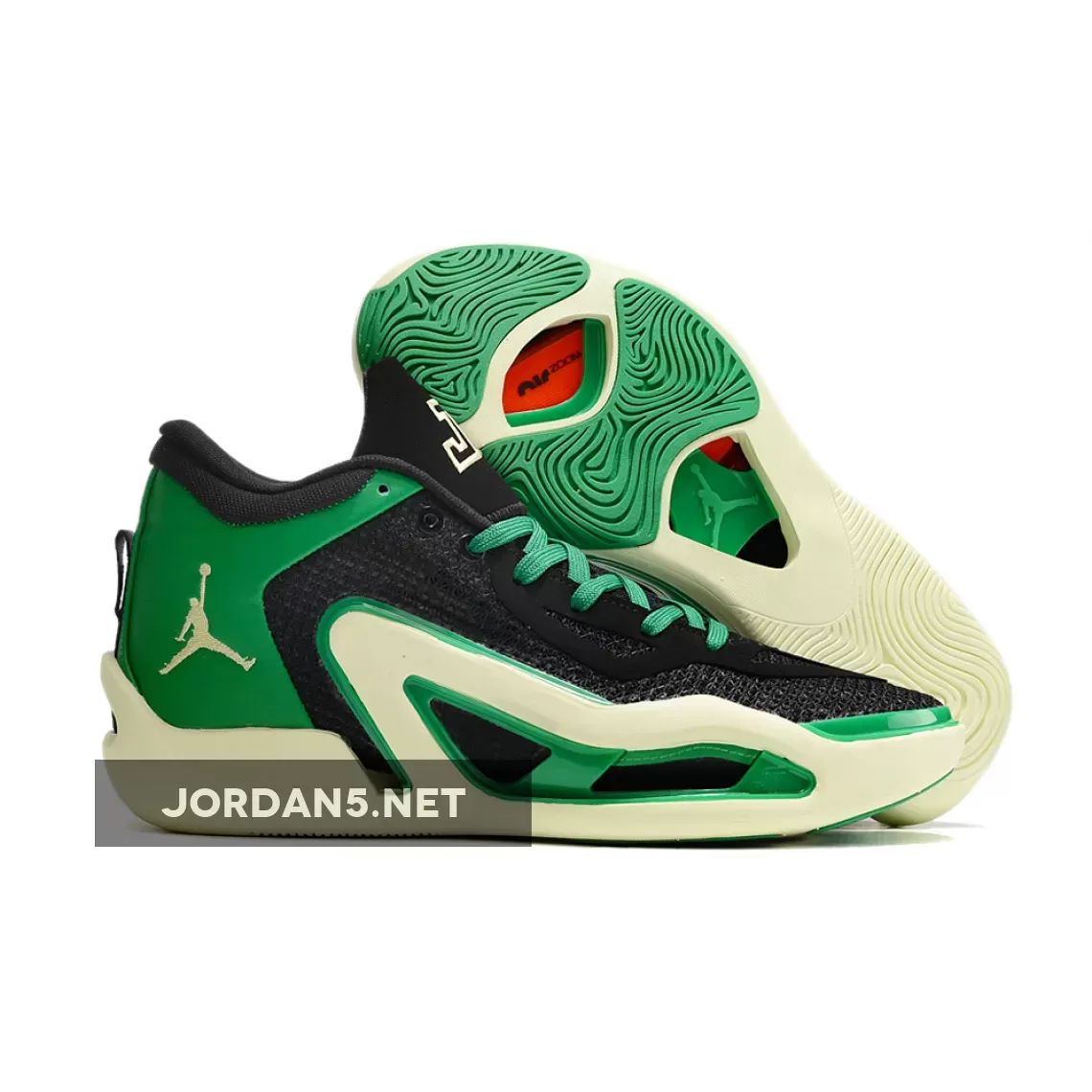 Jordan Tatum 1 'Celtics' Black Green Sail 1683117405 New Releases