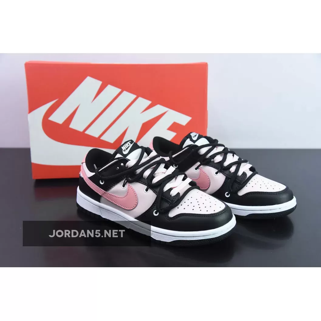 Nike Dunk Black Pink Custom Nike Dunk Low 'Panda' Black Pink 1685777655