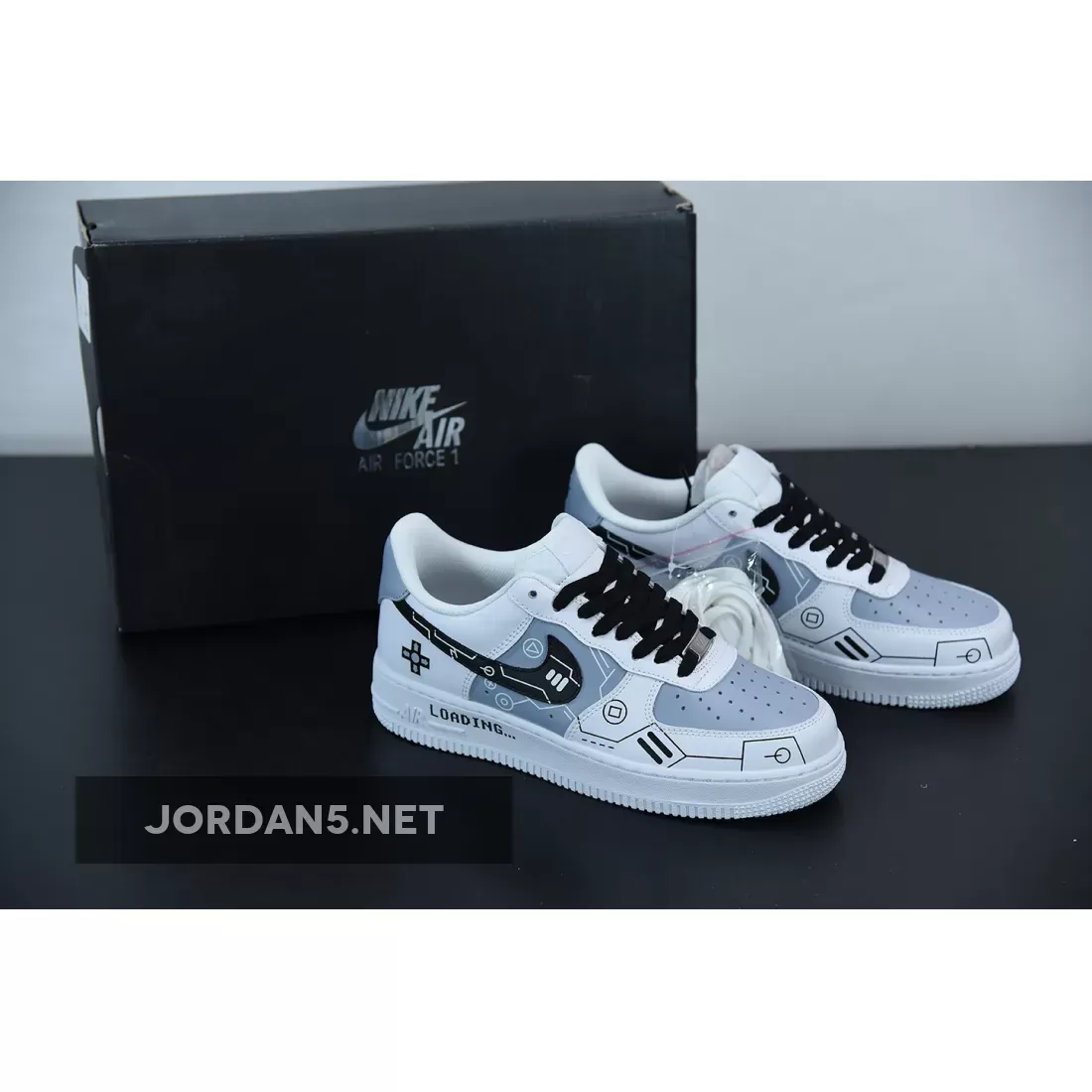 Nike Air Force 1 Low White Black By You 1675867790 Discount