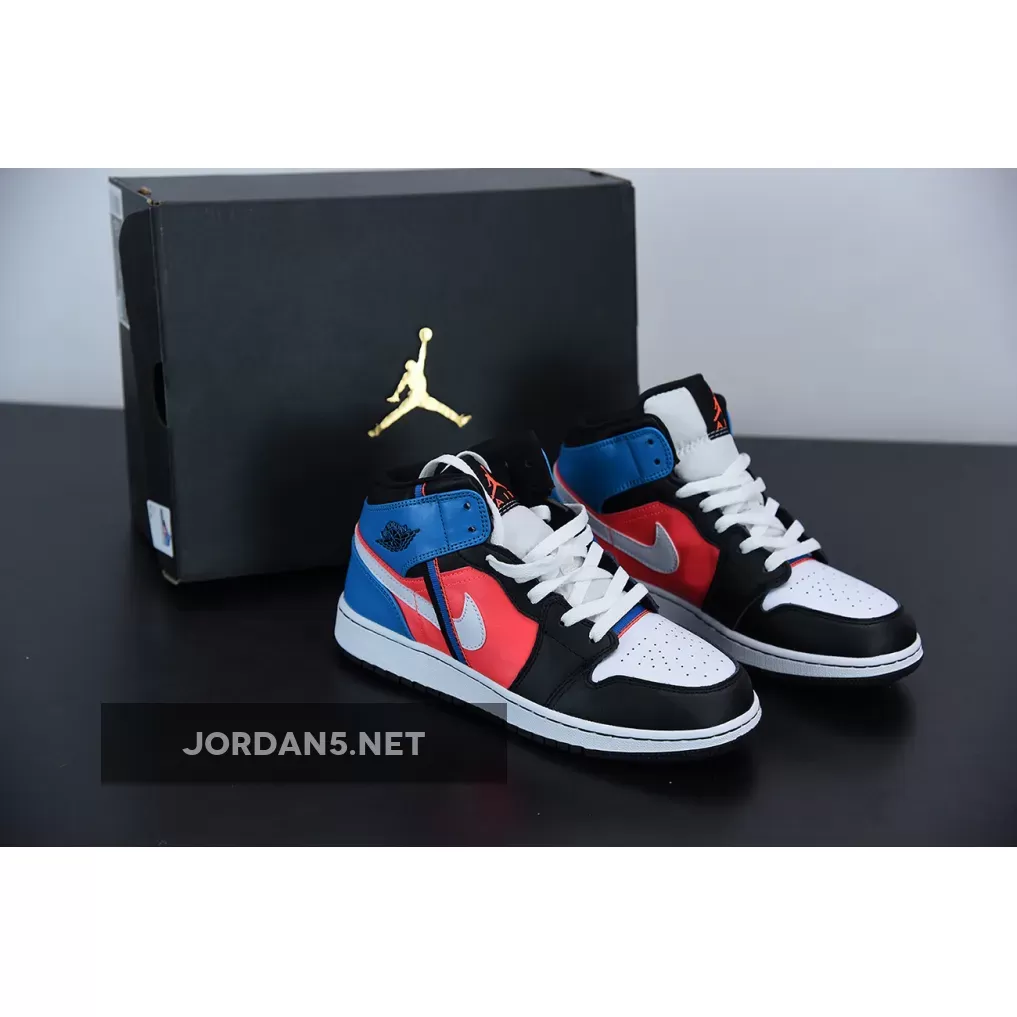 Jordan 1 Mid Tri Colour Ribbons CV4891-001 Brand New