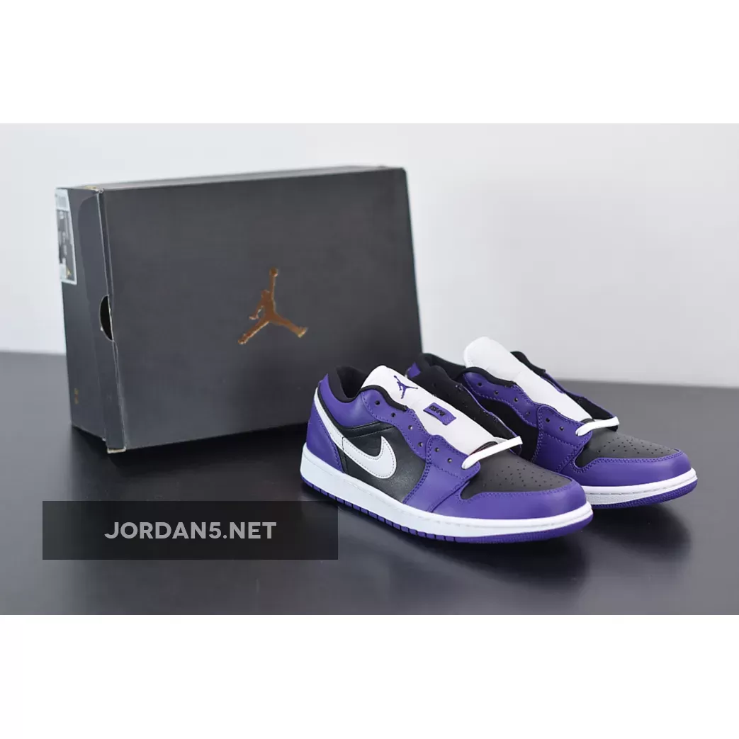 Air Jordan 1 Retro Low 'Court Purple' 553558-500 / low top purple jordan 1