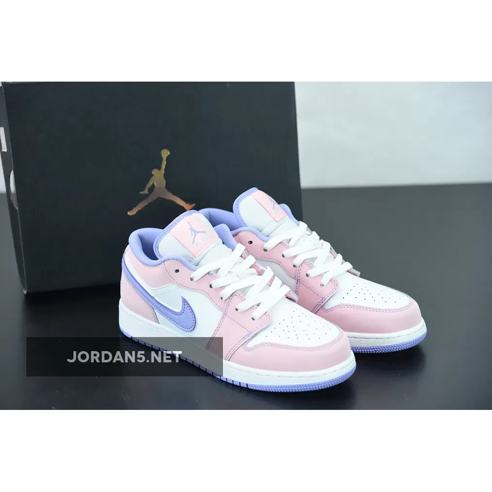 Air Jordan 1 Low GS Arctic Punch/Purple Pulse-White CV9844-600 / mb.01 purple punch