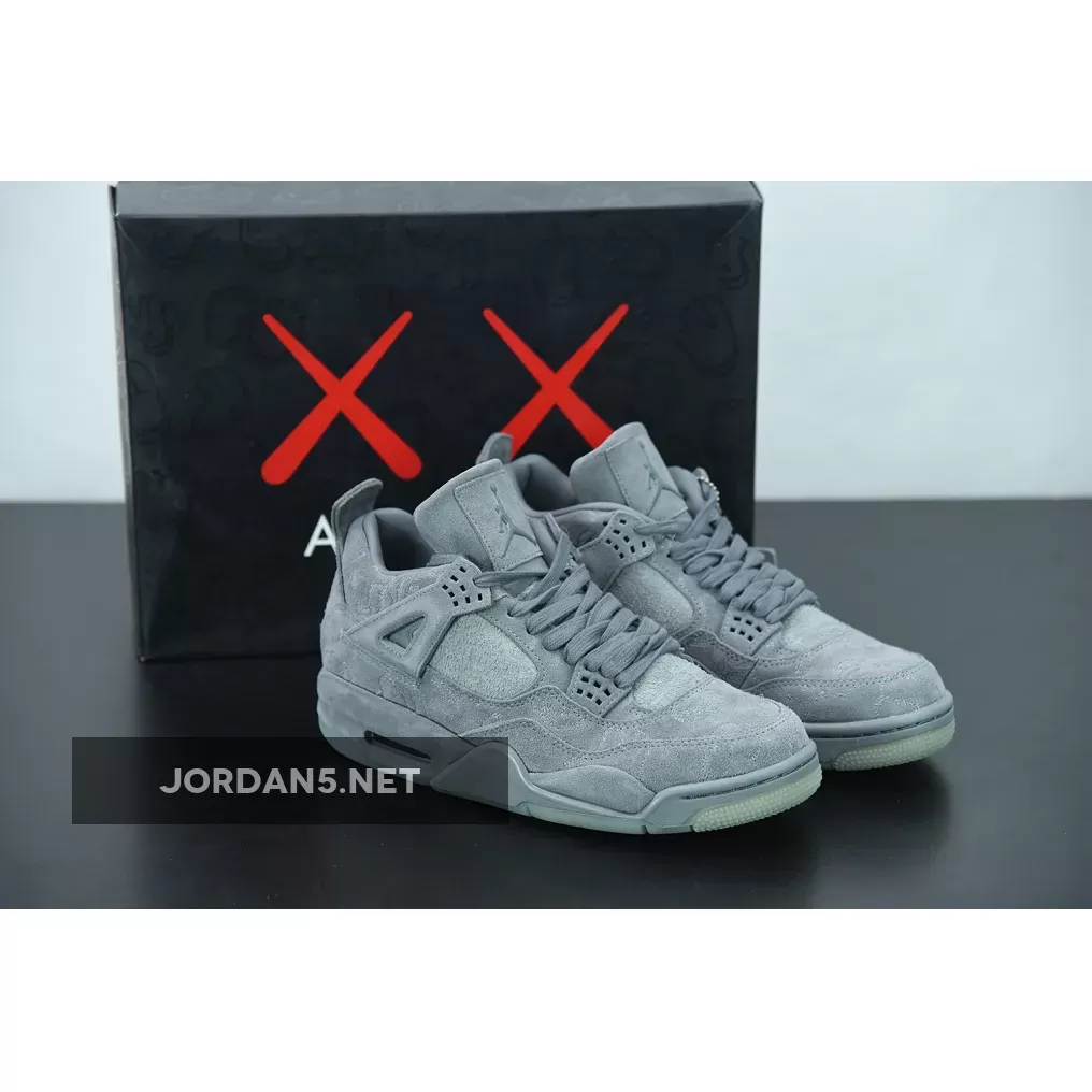 KAWS x Air Jordan 4 Cool Grey/White 930155-003 #air jordan 4 retro kaws