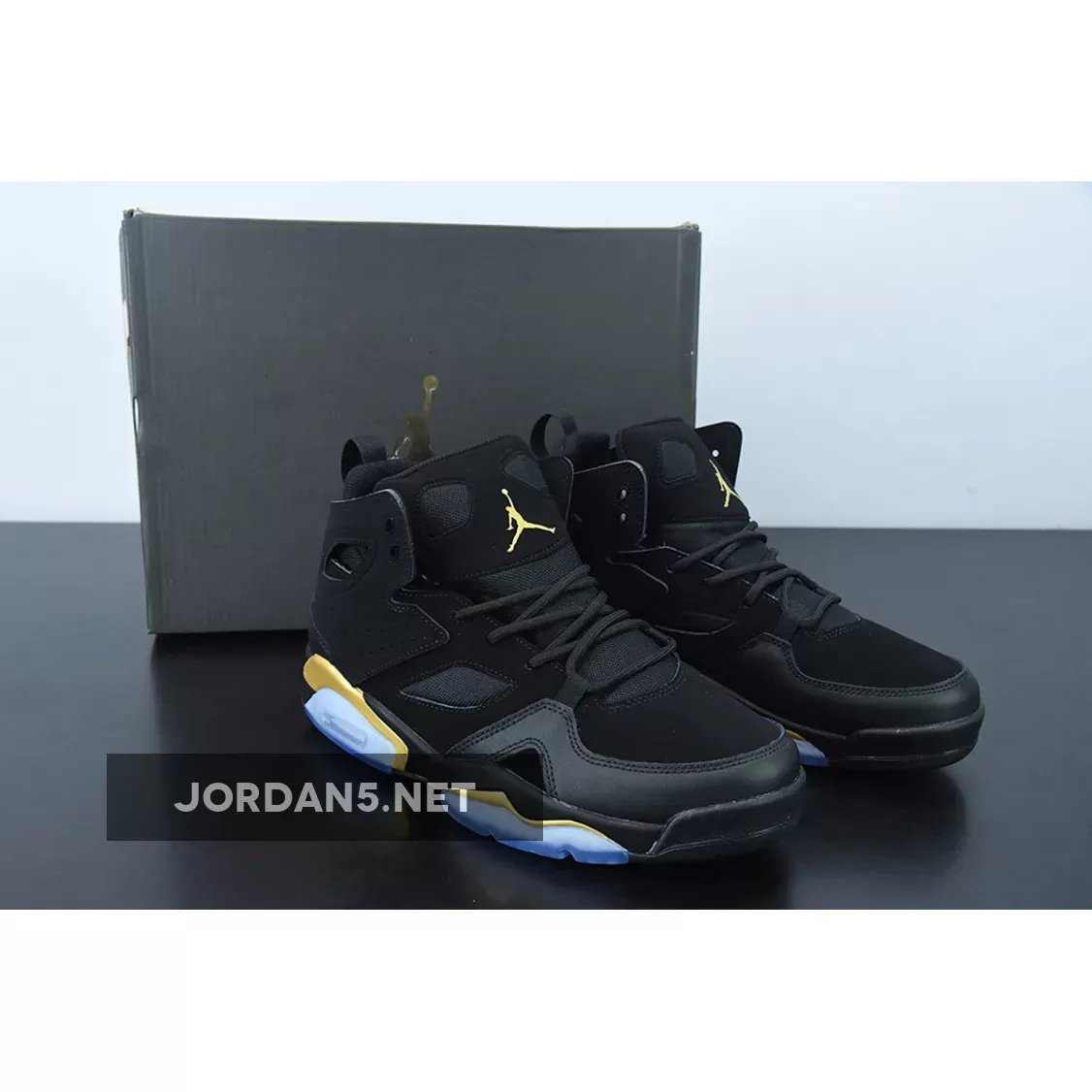 Jordan Flight Club 91 'Black Metallic Gold' DC7329-007 / jordan fltclb 91 black and gold