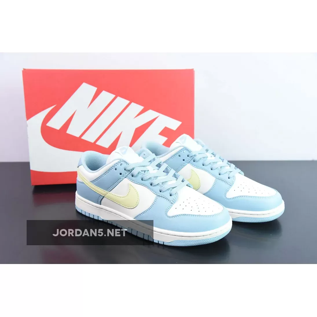 Nike Dunk Low Sail/Citron Tint-Ocean Bliss DD1503-123 nike dunk low retro university blue