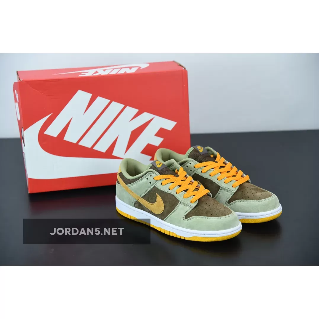 Nike Dunk Low Dusty Olive/Pro Gold DH5360-300 - nike dunk low retro olive orange white