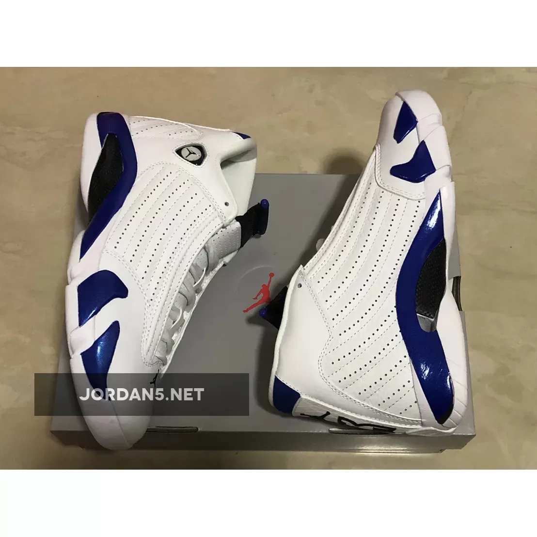 Air Jordan 14 Retro 'Hyper Royal' 487471-104 #retro 14 royal blue