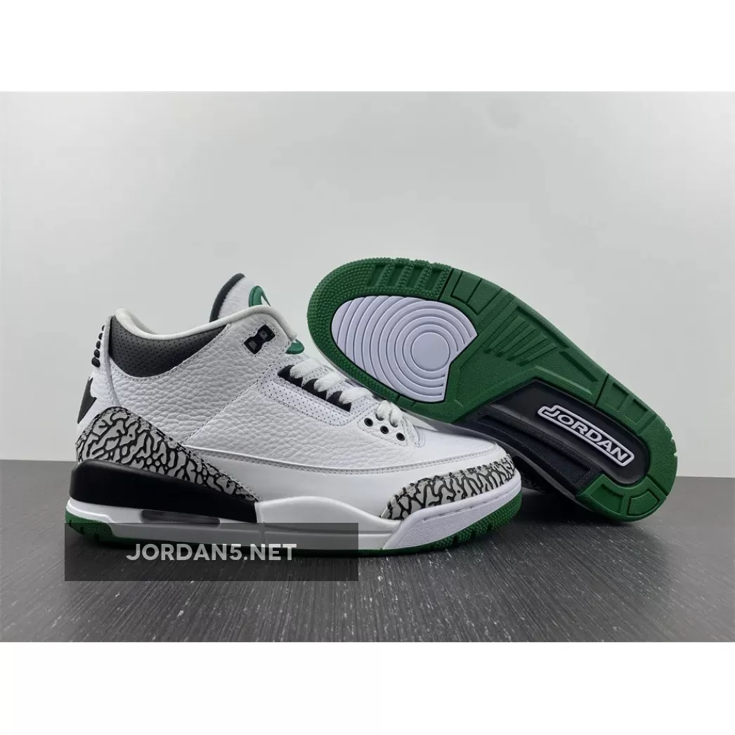 Air Jordan 3 Retro Oregon Ducks Pit Crew White Black Green air jordan 3 oregon ducks pit crew