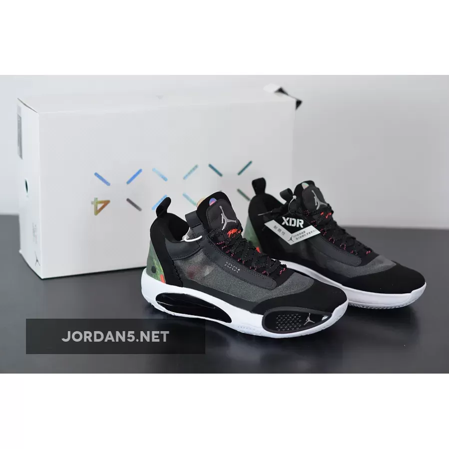 Air Jordan 34 Low Heritage Black Red CU3475-001 - jordan 34 red