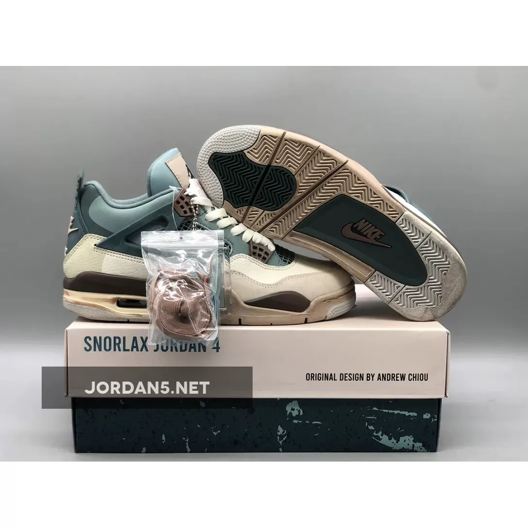 Air Jordan 4 Snorlax Custom #jordan 4 snorlax release date