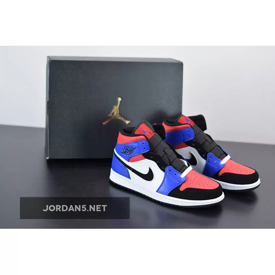 Air Jordan 1 Mid 'Top 3' 554724-124 #goat jordan 1