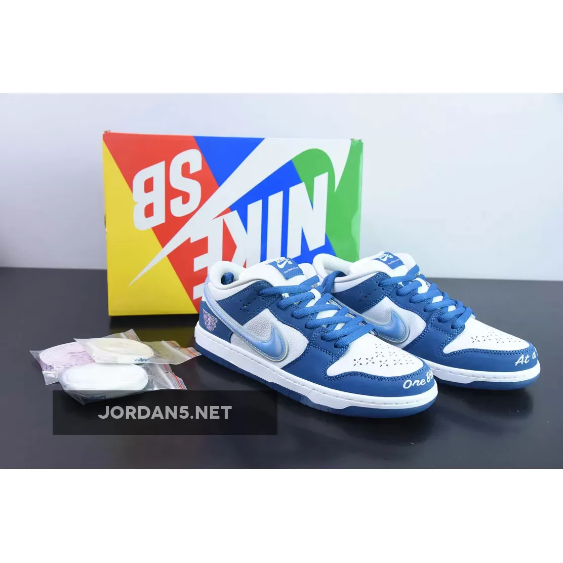 Born And Raised Sb Dunk Release Date - Born x Raised x Nike SB Dunk Low White/Blue FN7819-400