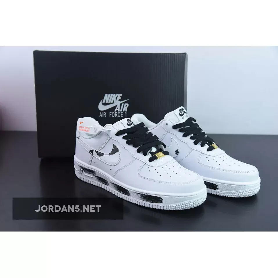 Custom Nike Air Force 1 Low White Black For Sale