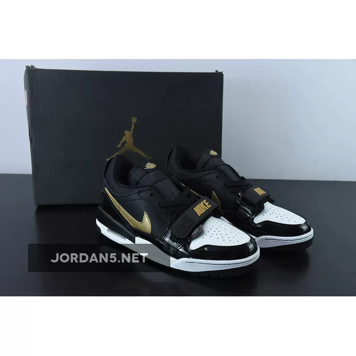 Jordan Legacy 312 Low Patent Black Gold CD7069-071 jordan 1 legacy 312