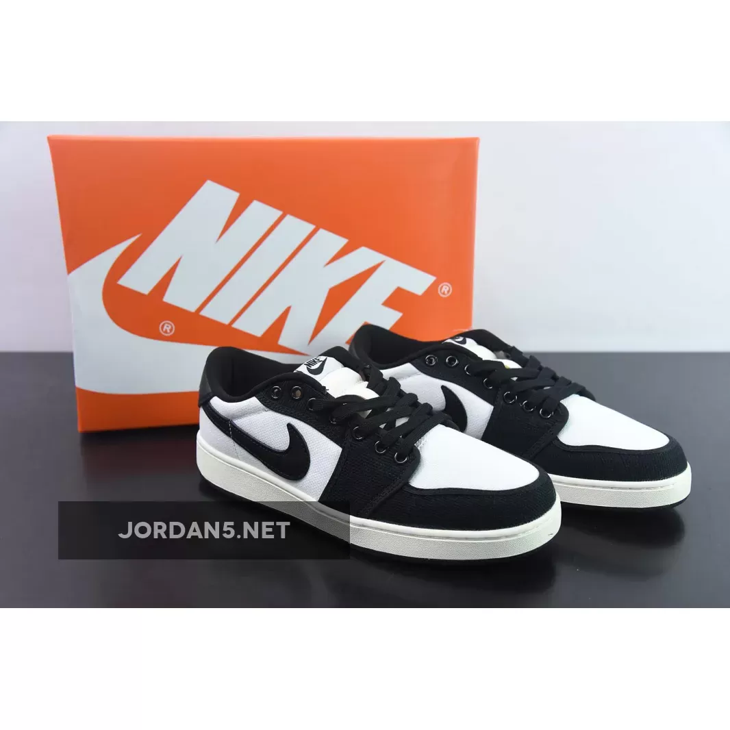 Air Jordan 1 Retro KO Low White / Black