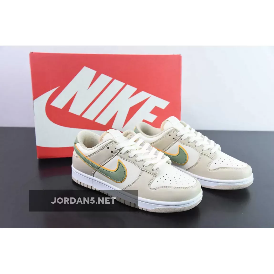 Nike Dunk Low Pale Ivory Oil Green